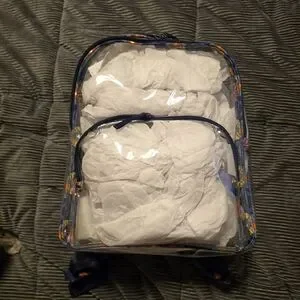 Vera Bradley | Bags | Vera Bradley Clear Backpack In Center 